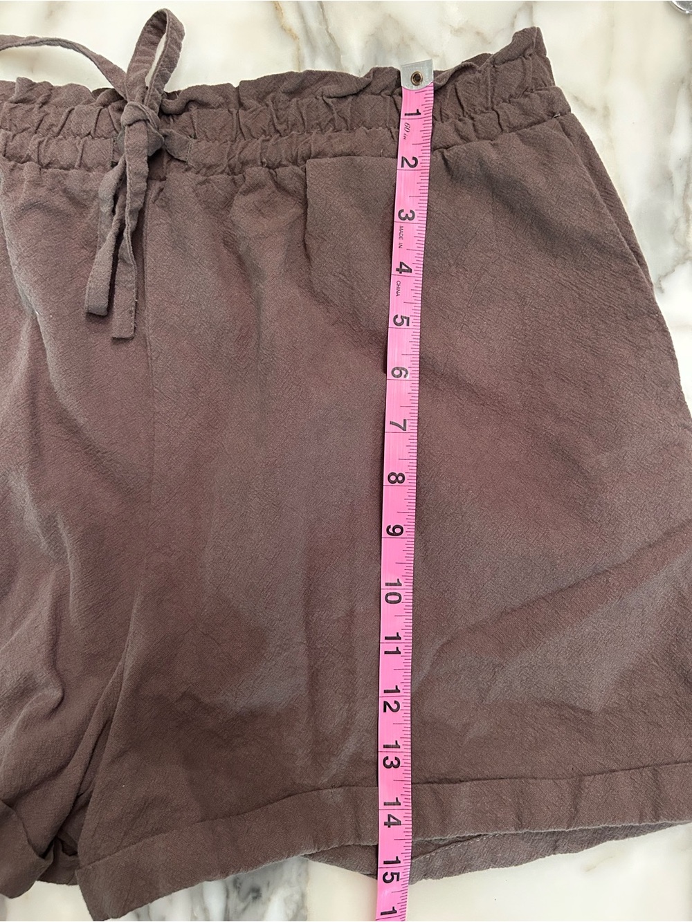 NATURAL LIFE Drawstring Rolled-Hem Shorts - Picture 9 of 10